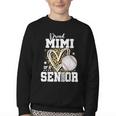 Proud Mimi Of A 2026 Senior Baseball Graduation Leopard Youth Crewneck Sweatshirt