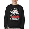 Proud Mom Of A 2026 Senior Baseball Graduation 2026 Youth Crewneck Sweatshirt Proud Mom Of A 2026 Senior Baseball Graduation 2026 Youth Crewneck Sweatshirt