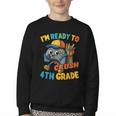Ready For 4th Grade First Day Back To School Students Youth Crewneck Sweatshirt