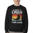 Ready Crush Third 3rd Grade Dinosaur Back To School Boys Youth Crewneck Sweatshirt Ready Crush Third 3rd Grade Dinosaur Back To School Boys Youth Crewneck Sweatshirt