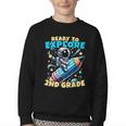 Ready To Explore 2nd Grade Kids Astronaut Back To School Youth Crewneck Sweatshirt Ready To Explore 2nd Grade Kids Astronaut Back To School Youth Crewneck Sweatshirt