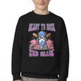Ready To Rock 2nd Grade Back To School Axolotl 2024 School Youth Crewneck Sweatshirt