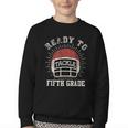 Ready To Tackle 5th Grade Back To School Football Youth Crewneck Sweatshirt Ready To Tackle 5th Grade Back To School Football Youth Crewneck Sweatshirt