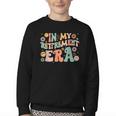 In My Retirememt Era Retro Back To School Youth Crewneck Sweatshirt In My Retirememt Era Retro Back To School Youth Crewneck Sweatshirt