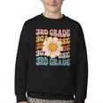 Retro 3rd Grade Daisy Colorful Back To School Third Grade Youth Crewneck Sweatshirt Retro 3rd Grade Daisy Colorful Back To School Third Grade Youth Crewneck Sweatshirt
