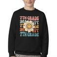 Retro 7th Grade Daisy Colorful Back To School Seventh Grade Youth Crewneck Sweatshirt Retro 7th Grade Daisy Colorful Back To School Seventh Grade Youth Crewneck Sweatshirt