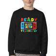 Retro Back To School Kindergarten Ready To Level Up Gamer Youth Crewneck Sweatshirt Retro Back To School Kindergarten Ready To Level Up Gamer Youth Crewneck Sweatshirt