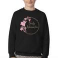 Retro Floral Early Intervention Specialist Back To School Youth Crewneck Sweatshirt Retro Floral Early Intervention Specialist Back To School Youth Crewneck Sweatshirt