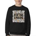 Retro Flower Power Squared Fifth 5th Grade Back To School Youth Crewneck Sweatshirt Retro Flower Power Squared Fifth 5th Grade Back To School Youth Crewneck Sweatshirt
