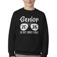 Retro Sunglasses Senior 2026 Last First Day Back To School Youth Crewneck Sweatshirt Retro Sunglasses Senior 2026 Last First Day Back To School Youth Crewneck Sweatshirt