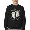 Retro Wildflowers Labor And Delivery Nurse Back To School Youth Crewneck Sweatshirt Retro Wildflowers Labor And Delivery Nurse Back To School Youth Crewneck Sweatshirt