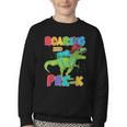 Roaring Into Pre-K Preschool Dinosaur Back To School Youth Crewneck Sweatshirt Roaring Into Pre-K Preschool Dinosaur Back To School Youth Crewneck Sweatshirt