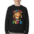 Roaring Into Pre-Kindergarten Lion Pre K Back To School Youth Crewneck Sweatshirt Roaring Into Pre-Kindergarten Lion Pre K Back To School Youth Crewneck Sweatshirt