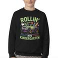Rollin Into Kindergarten Monster Truck Back To School Youth Crewneck Sweatshirt Rollin Into Kindergarten Monster Truck Back To School Youth Crewneck Sweatshirt
