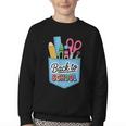 School Supplies In Pocket Back To School Boys Girls Youth Crewneck Sweatshirt School Supplies In Pocket Back To School Boys Girls Youth Crewneck Sweatshirt