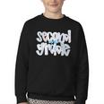 Second Grade Student Back To School Pastel Floral Bow Youth Crewneck Sweatshirt Second Grade Student Back To School Pastel Floral Bow Youth Crewneck Sweatshirt