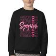 Senior 2025 Coquette Pink Bow Class Of 2025 Back To School Youth Crewneck Sweatshirt Senior 2025 Coquette Pink Bow Class Of 2025 Back To School Youth Crewneck Sweatshirt