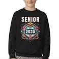 Senior 30 Class Of 2030 Back To School Graduation 2030 Youth Crewneck Sweatshirt