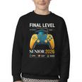Senior Class Of 2026 Back To School Gamer Boys Senior 2026 Youth Crewneck Sweatshirt Senior Class Of 2026 Back To School Gamer Boys Senior 2026 Youth Crewneck Sweatshirt