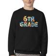Shark Sixth Grade Back To School Kids Boys Girls Youth Crewneck Sweatshirt Shark Sixth Grade Back To School Kids Boys Girls Youth Crewneck Sweatshirt
