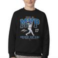 Shohei Ohtani 2025 NL MVP Los Angeles Baseball MLBPA Youth Crewneck Sweatshirt Shohei Ohtani 2025 NL MVP Los Angeles Baseball MLBPA Youth Crewneck Sweatshirt