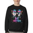 Six Seven Baseball Ice Cream Drip 6 7 Meme Gen Alpha Slang Youth Crewneck Sweatshirt Six Seven Baseball Ice Cream Drip 6 7 Meme Gen Alpha Slang Youth Crewneck Sweatshirt