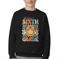 Sixth Grade Oh Hey Smile Retro Back To School 6th Grade Youth Crewneck Sweatshirt