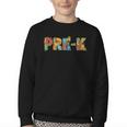 Snake Pre K Back To School Kids Boys Girls Youth Crewneck Sweatshirt Snake Pre K Back To School Kids Boys Girls Youth Crewneck Sweatshirt