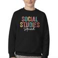 Social Studies Squad Back To School Appreciation Youth Crewneck Sweatshirt Social Studies Squad Back To School Appreciation Youth Crewneck Sweatshirt