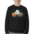 St Patricks Day Shamrock Sports Baseball Basketball Football Youth Crewneck Sweatshirt St Patricks Day Shamrock Sports Baseball Basketball Football Youth Crewneck Sweatshirt