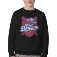 Team Boricua Puerto Rico Baseball Coqui Frog Pava Hat Fan Youth Crewneck Sweatshirt Team Boricua Puerto Rico Baseball Coqui Frog Pava Hat Fan Youth Crewneck Sweatshirt