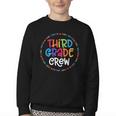 Third Grade Crew Back To School Matching Tee For 3rd Grade Youth Crewneck Sweatshirt Third Grade Crew Back To School Matching Tee For 3rd Grade Youth Crewneck Sweatshirt