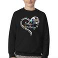 Tie Dye Heart School Secretary Life Tee Cute Back To School Youth Crewneck Sweatshirt Tie Dye Heart School Secretary Life Tee Cute Back To School Youth Crewneck Sweatshirt