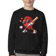 Valentine Baseball Heart Sports Love Valentines Day Boys Youth Crewneck Sweatshirt Valentine Baseball Heart Sports Love Valentines Day Boys Youth Crewneck Sweatshirt