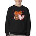Valentines Baseball Basketball Football Heart Boy Men Youth Crewneck Sweatshirt Valentines Baseball Basketball Football Heart Boy Men Youth Crewneck Sweatshirt