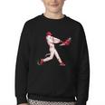 Valentines Day Baseball Batter Silhouette Heart For Men Boys Youth Crewneck Sweatshirt Valentines Day Baseball Batter Silhouette Heart For Men Boys Youth Crewneck Sweatshirt