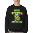 Video GameRex Dinosaur 1st Grade Back To School Boy Youth Crewneck Sweatshirt Video GameRex Dinosaur 1st Grade Back To School Boy Youth Crewneck Sweatshirt