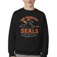 Vintage San Francisco Seals California Baseball Logo Youth Crewneck Sweatshirt Vintage San Francisco Seals California Baseball Logo Youth Crewneck Sweatshirt