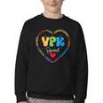 VPK Squad First Day Of VPK Back To School Youth Crewneck Sweatshirt VPK Squad First Day Of VPK Back To School Youth Crewneck Sweatshirt