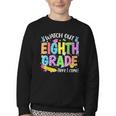Watch Out Eighth Grade Here I Come Back To School 8th Grade Youth Crewneck Sweatshirt