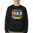 Watch Out Pre-K Here I Come Back To School Boy Girl Kids Youth Crewneck Sweatshirt Watch Out Pre-K Here I Come Back To School Boy Girl Kids Youth Crewneck Sweatshirt