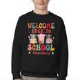 Welcome Back To School Cafeteria Worker Lunch Lady Youth Crewneck Sweatshirt Welcome Back To School Cafeteria Worker Lunch Lady Youth Crewneck Sweatshirt