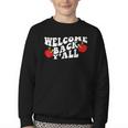 Welcome Back To School Happy First Day Of School 2025 2026 Youth Crewneck Sweatshirt Welcome Back To School Happy First Day Of School 2025 2026 Youth Crewneck Sweatshirt