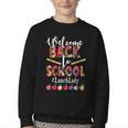 Welcome Back To School Lunch Lady Leopard On First Day Of School Youth Crewneck Sweatshirt Welcome Back To School Lunch Lady Leopard On First Day Of School Youth Crewneck Sweatshirt