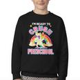 Welcome Back To School Unicorn Crushing Preschool Youth Crewneck Sweatshirt