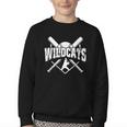Wildcats Baseball Back To School Spirit Youth Crewneck Sweatshirt Wildcats Baseball Back To School Spirit Youth Crewneck Sweatshirt