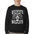 Wildcats School Sports Fan Team Spirit Back To School Youth Crewneck Sweatshirt Wildcats School Sports Fan Team Spirit Back To School Youth Crewneck Sweatshirt