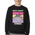 World's Okayest Student Fun Back To School & New Term Youth Crewneck Sweatshirt World's Okayest Student Fun Back To School & New Term Youth Crewneck Sweatshirt