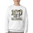 100 Days Of School Camo Baseball Camouflage For Kids Youth Crewneck Sweatshirt 100 Days Of School Camo Baseball Camouflage For Kids Youth Crewneck Sweatshirt