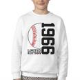 60th Birthday Baseball Limited Edition 1966 Youth Crewneck Sweatshirt 60th Birthday Baseball Limited Edition 1966 Youth Crewneck Sweatshirt